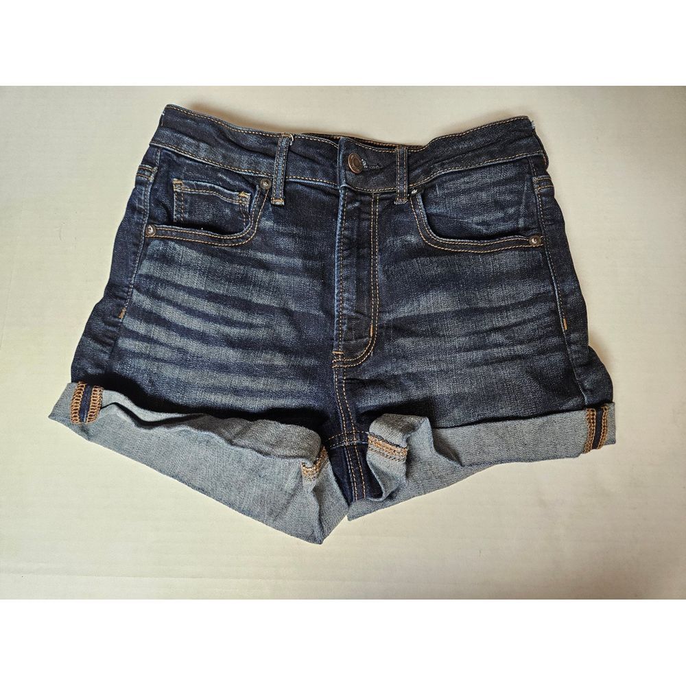 American Eagle Denim Shorts Hi Rise Size 6